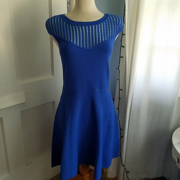 French Connection Dresses & Skirts - French Connection - Royal Blue Stretch A-Line NWOT